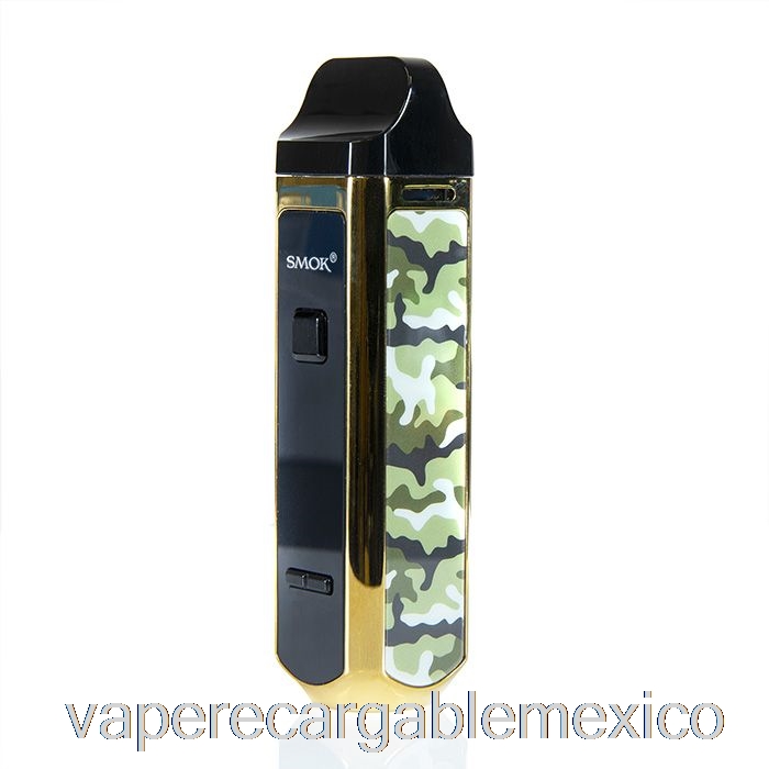 Vape Recargable Smok Rpm 40 Pod Mod Kit Camuflaje Dorado